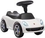 AIYAPLAY Rutschauto Kinder Porsche Rutschfahrzeug mit Licht Wei&szlig; | mit Hupe