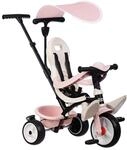 Smoby - Baby Balade 3-in-1 Ros&eacute; - Mitwachsendes Kinderdreirad mit Schubstange, Sitz