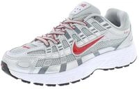 Nike P-6000 (GS) in Metallic Silver/Gym Red-Flt Silver