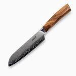 pasoli Damast Santoku-Messer 13 cm &ndash; japanisches messer & damastmesser |...