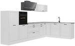 Vicco Eckk&uuml;che R-Line, Wei&szlig; Landhaus/Wei&szlig; 347 x cm | 8 Module &middot;