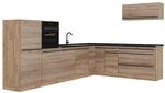 Vicco Eckk&uuml;che R-Line, Sonoma/Goldkraft Eiche 327 x cm | 8 Module &middot;