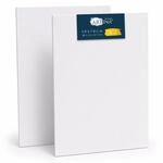 Artina 2er Set Malkarton Leinwand Canvas Malpappe 3mm dick | 50x70cm Leinw&auml;nde...