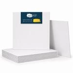 Artina 10er Set Malkarton Leinwand Canvas Malpappe 3mm dick | 40x40cm...