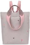 Fritzi Ju Limited Embro Bloom Stony Damen gro&szlig;e Nylon Rucksack Backpack Cityrucksack