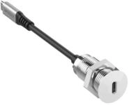 Vivolink USB-C Desk Socket White with 0,3m Cable, PROUSBCMF0.3SOCKET-W