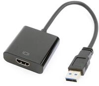 Gembird USB auf HDMI Adapter - Full HD 1080p, USB Stecker zu HDMI Buchse, Kabel...