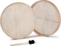 Classic Cantabile ND Rahmentrommel aus Esche Naturfell (22") | Massiver...