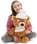 NICI Kuscheltier B&auml;r Capiccino 50cm - 63241 | Weiches Stofftier aus Pl&uuml;sch zum