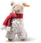 Steiff Kuscheltier Leandro Lama Christmas, S&uuml;&szlig;es Stofftier mit...