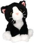 Depesche TOPModel - Kuscheltier Katze Mochi, sitzend | mit weichem Fell in Schwarz
