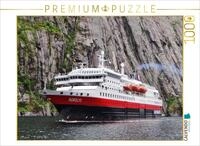 Puzzle &middot; die Nordlys - Hurtigruten | Schiff in Norwegen &middot; 1000 Teile &middot;