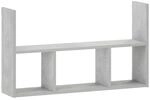vidaXL Wandregal Betongrau 78,5 x 17 x 45 cm Holzwerkstoff | Dieses Wandregal...