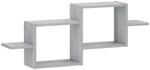 vidaXL Wandregal Sonoma-Grau 95 x 17 x 37 cm Holzwerkstoff | Das Wandregal ist...