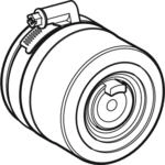 Geberit Uebergangsmanschette von Guss DN110 auf Silent-PP 390595141