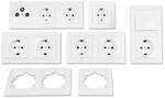 McPower FLAIR Schalter-Steckdosen-Set I Arbeitszimmer I17-teilig mit...