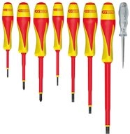 KS Tools 922.6218 Ultimate Spiel-8 Schraubendreher isoliert | Schraubendreher-Set,