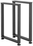 VEVOR Tischkufen aus Vierkantprofilen 2er-Set 450x740 mm, Tischuntergestell max. 1000
