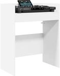 vidaXL DJ Tisch Wei&szlig; 62 x 45 x 102 cm Holzwerkstoff
