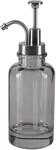 Spirella Kollektion Yoko, Seifenspender &Oslash;7x21,5 (0,3 l), Glas, Grau, 0.3 l