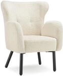 tectake&reg; Sessel Wohnzimmer, Polstersessel Boucl&eacute;, Sessel Teddyfell,...