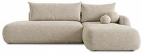 Sofnet - Ecksofa NETO, Schlaffunktion & Bettkasten (Beige, Coral 65, P) | Weiche