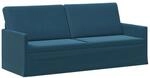 vidaXL 3-Sitzer Sofa Blau 190 x 81 x 82 cm Samt (V)