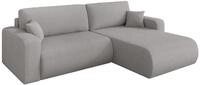 ALTDECOR Ecksofa mit Schlaffunktion L-Form BERY-L 276x193x88 - Hellgrau |...