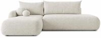 Sofnet - Ecksofa NETO, Schlaffunktion & Bettkasten (Wei&szlig;, Coral 70, L) | Weiche