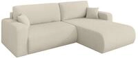ALTDECOR Ecksofa mit Schlaffunktion L-Form BERY-L 276x193x88 - Beige | Corner...