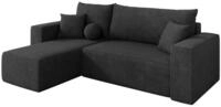 ALTDECOR Ecksofa mit Schlaffunktion L-Form SENO-L 249x139x85 - Dunkelgrau |...