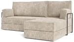 Masseno Schaumstoff-Ecksofas NOTIA mit Metallgestell, Modulares Schlafsofa aus