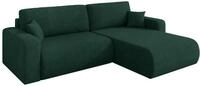 ALTDECOR Ecksofa mit Schlaffunktion L-Form BERY-L 276x193x88 - Gr&uuml;n | Corner...