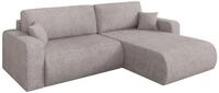 ALTDECOR Ecksofa mit Schlaffunktion L-Form BERY-L 276x193x88 - Hellgrau |...
