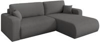 ALTDECOR Ecksofa mit Schlaffunktion L-Form BERY-L 276x193x88 - Grau | Corner...