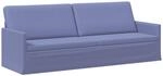 vidaXL 3-Sitzer Sofa Jeans blau 220 x 81 x 82 cm Stoff