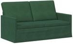 vidaXL 2-Sitzer Sofa Dschungelgr&uuml;n 150 x 81 x 82 cm Cordstoff | Bietet...