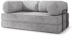 Masseno Schaumstoffsofa ALVIO mit Schlaffunktion, Schlafsofa, Wohnzimmersofa,...