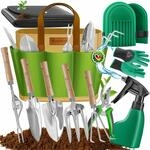 KESSER&reg; Gartenwerkzeug Set 10-teilig mit ergonomischen Holzgriffen inkl.