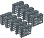 vhbw 10x Akku Ersatz f&uuml;r HBC FBFUB09N | BA223031, BA223001, FUA39, BA223000,