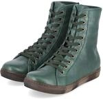 Andrea Conti 03428560-147 Damen Winterboots Glattleder in Green - Gr. 36