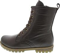 Andrea Conti Boots Leder Dunkelblau blau | Lederstiefelette mit Wechselfu&szlig;bett