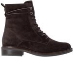 Remonte D2W80-25 Damen Schn&uuml;rstiefelette Nubuk-/Veloursleder Braun Braun