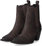 Apple of Eden SOL 14 DK Grey Damen Chelsea Boots Rauleder in Grey - Gr. 36