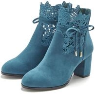 Lascana Damen High-Heel-Stiefelette Herbststiefelette, Ankle Boot, Stiefel,