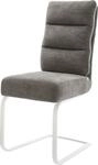 Schwingstuhl Pela-Flex Freischwinger flach Wei&szlig; Boucl&eacute; Soft Schlamm 