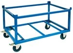 BRB Paletten-Fahrgestell, LxBxH 1235x1035x775 mm, Tragkraft 500 kg, Rad-&Oslash;xB...