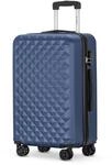 YONSLY Koffer Suitcase L Dunkelblau, Trolley Reisekoffer, Rollkoffer...