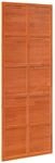 vidaXL Scheunent&uuml;r Wachsbraun 80 x 208 cm Massives Kiefernholz