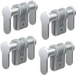 BASI | 4er Set Universal verstellbarer Blindzylinder | variabel einstellbar...